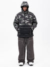 Mountain Vibe Pulloverjacke für Herren & Urban Freerider Baggy-Schneehose Set