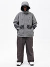 Chillform Herren-Schneeanzug mit reflektierendem Tarnmuster – Glow Trail Jacke mit Baggy-Schneehose (Set)