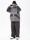 Chillform Herren-Schneeanzug mit reflektierendem Tarnmuster – Glow Trail Jacke mit Baggy-Schneehose (Set)
