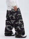 Damen-Skihose mit doppeltem Knieausschnitt, Freestyle-Stil, Baggy-Design