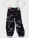 Techline Damen-Skihose mit strapazierfähigem Stretch-Cargo-Design – Baggy Freestyle Passform