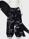 Techline Damen-Skihose mit strapazierfähigem Stretch-Cargo-Design – Baggy Freestyle Passform