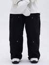 Damen-Skihose mit doppeltem Knie, Mountain Freestyle Baggy Camo