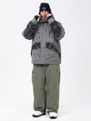 Chillform Herren-Schneeanzug mit reflektierendem Tarnmuster – Glow Trail Jacke mit Baggy-Schneehose (Set)