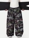 Techline Damen-Skihose mit strapazierfähigem Stretch-Cargo-Design – Baggy Freestyle Passform