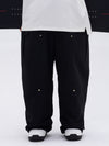 Herren-Skihose mit doppeltem Knieausschnitt, Mountain Freestyle, Baggy-Camo-Muster