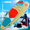 Windfall Cruise 11' aufblasbares Stand-Up-Paddle-Board-Paket mit Zubehör