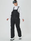 Damen Mountain Freerider Swag Cargo Snowboard Bib Overalls Baggy Snow Pants