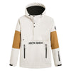 Damen Mountain Challenger Half-Zip Anorak-Schneejacke