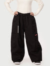 Techline Damen-Skihose mit strapazierfähigem Stretch-Cargo-Design – Baggy Freestyle Passform