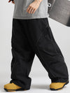 Gsou Snow Herren-Schneehose mit reflektierenden Kanten und weitem Sitz