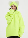 Doorek Damen-Fleece-Kapuzenpullover, flauschig, niedlich, wasserdicht, mit Katzenohren-Verzierung