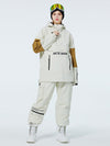 SnowCrest FrostTrek Anorak-Schneeanzüge für Herren mit halbem Reißverschluss