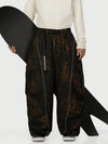 Wild Motion Herren-Schneehose mit reflektierenden Cargotaschen und extra weitem Schnitt