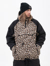 Herren Mountain Freestyle Cargo Pocket Bomber Camo Snowboardjacke
