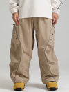 Gsou Snow Damen-Schneehose mit reflektierenden Details und Leuchtkante