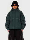 UrbanCraft Damen-Schneejacke mit reflektierenden Elementen – Workwear Street Fit