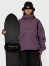 UrbanCraft Damen-Schneejacke mit reflektierenden Elementen – Workwear Street Fit