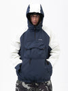 Herren Mountain Freestyle Cargo Pocket Pullover Bomber Snowboardjacke