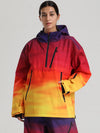 Gsou Snow Damen-Pullover-Anorak, strapazierfähig, Bergflauschig, Baggy-Schneejacke
