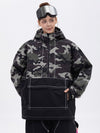 Damen-Snowboardjacke Mountain Vibe Streetstorm Pullover Camo – Ganzjahresjacke