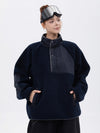 Damen-Abenteuerpullover aus Kunst-Sherpa-Fleece, warm und bergtauglich