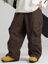 Gsou Snow Damen-Schneehose mit reflektierenden Details und Leuchtkante