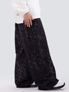 Damen-Skihose mit doppeltem Knie, Leopardenmuster, weit geschnitten, für Mountain Freestyle, Baggy-Stil