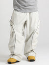 Gsou Snow Herren-Schneehose mit reflektierenden Kanten und weitem Sitz