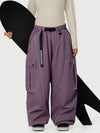 Wild Motion Damen-Schneehose mit reflektierenden Cargotaschen und extra weitem Schnitt