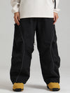 Gsou Snow Damen-Schneehose mit reflektierenden Details und Leuchtkante