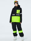 Mountain Peak SnowGuard Schneeanzüge für Damen mit halbem Reißverschluss und Anorak