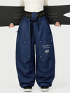 Camden Punk Rivet Street Utility Cargo-Schneehose für Damen – Baggy Freestyle Passform