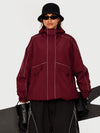 UrbanCraft Damen-Schneejacke mit reflektierenden Elementen – Workwear Street Fit