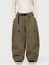Wild Motion Damen-Schneehose mit reflektierenden Cargotaschen und extra weitem Schnitt