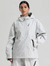 Gsou Snow Damen-Pullover-Anorak, strapazierfähig, Bergflauschig, Baggy-Schneejacke