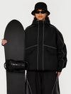 UrbanCraft Damen-Schneejacke mit reflektierenden Elementen – Workwear Street Fit