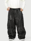Wild Motion Herren-Schneehose mit reflektierenden Cargotaschen und extra weitem Schnitt