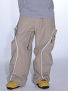 Gsou Snow Damen-Schneehose mit reflektierenden Details und Leuchtkante