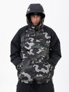 Herren Mountain Freestyle Cargo Pocket Bomber Camo Snowboardjacke