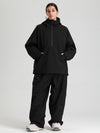 Gsou Snow Damen-Snowboardanzug, strapazierfähig, urbaner Look, Pullover-Anorak
