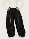 Wild Motion Damen-Schneehose mit reflektierenden Cargotaschen und extra weitem Schnitt