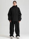 Gsou Snow Damen-Snowboardanzug, strapazierfähig, urbaner Look, Pullover-Anorak
