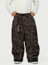 Wild Motion Herren-Schneehose mit reflektierenden Cargotaschen und extra weitem Schnitt