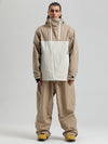 Gsou Snow HyperDrive Ganzjahres-Skianzug für Herren, Farbblock-Design, Cargo-Stil
