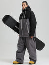Gsou Snow HyperDrive Ganzjahres-Skianzug für Herren, Farbblock-Design, Cargo-Stil
