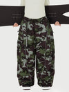 Wild Motion Damen-Schneehose mit reflektierenden Cargotaschen und extra weitem Schnitt