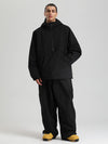 Gsou Snow Herren-Snowboardanzug, strapazierfähig, urbaner Look, Pullover-Anorak