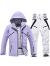 Isoliertes Damen-Schneejacken- und Hosen-Set „Fluid Ice Dancer“