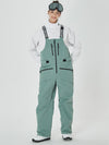 Damen Mountain Freerider Swag Cargo Snowboard Bib Overalls Baggy Snow Pants